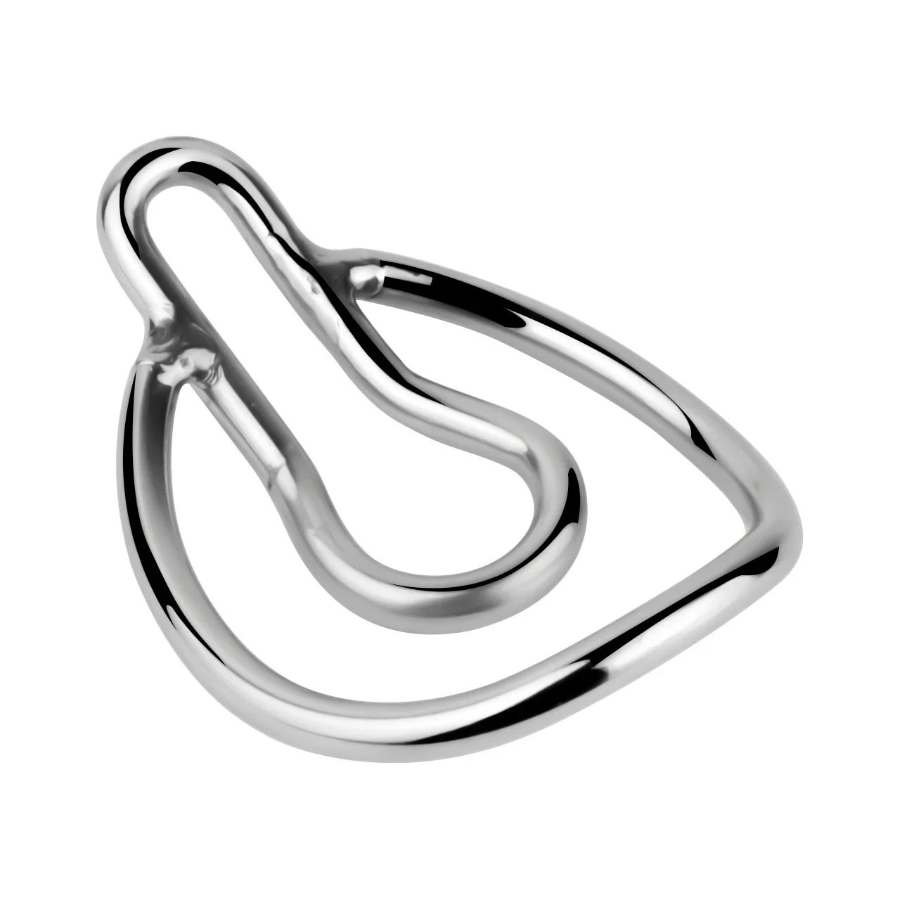 Stainless Steel Sissy Chastity Cages Clamp Male Penis Restraint Clamp Light and Breathable Invisible to Wear extreme Pleasure