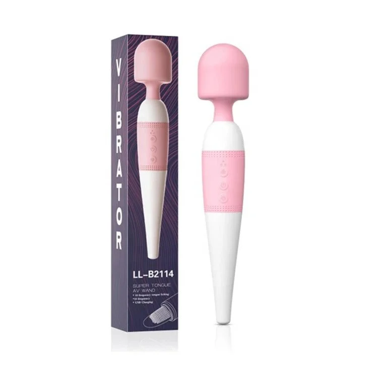 Sex Toys for Women Lilo Tongue Licking Clitoris Stimulator AV Wand Massager Vibrator