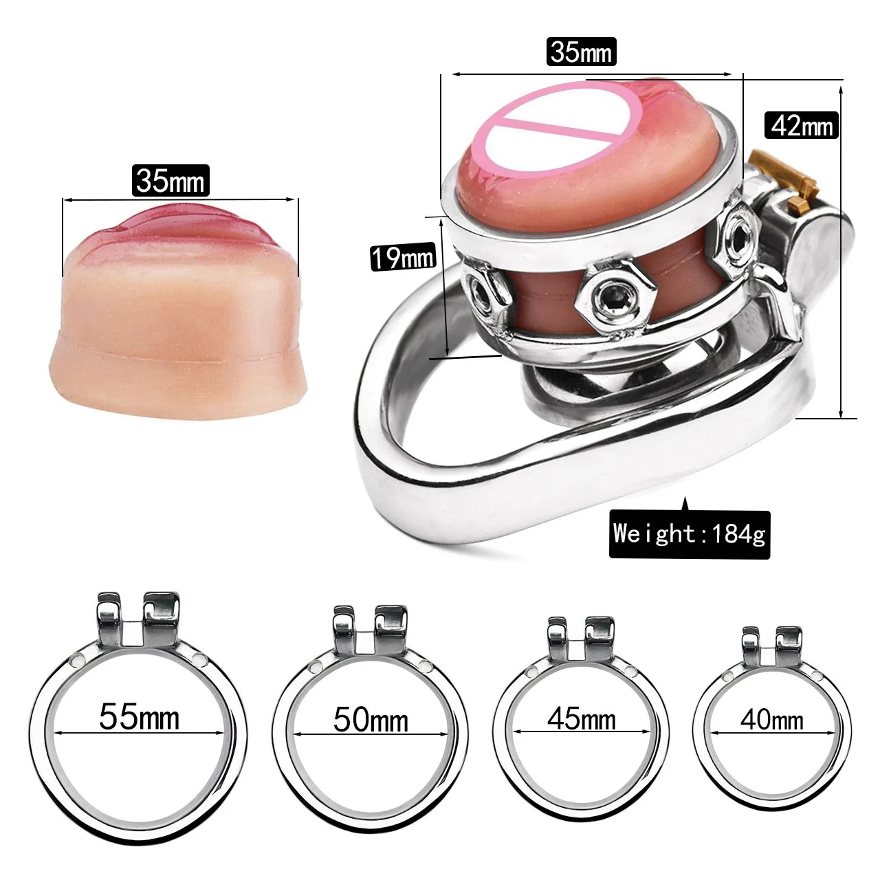 strop on belt Simulation spraying Pussy shape Chastity cage Male Cock Cage Chastity Device adult product