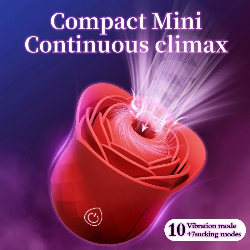 Rose Sex Toy for Women Adult Rose Vibrator Sucking Clitoris Stimulator Vibrator Sex Toys