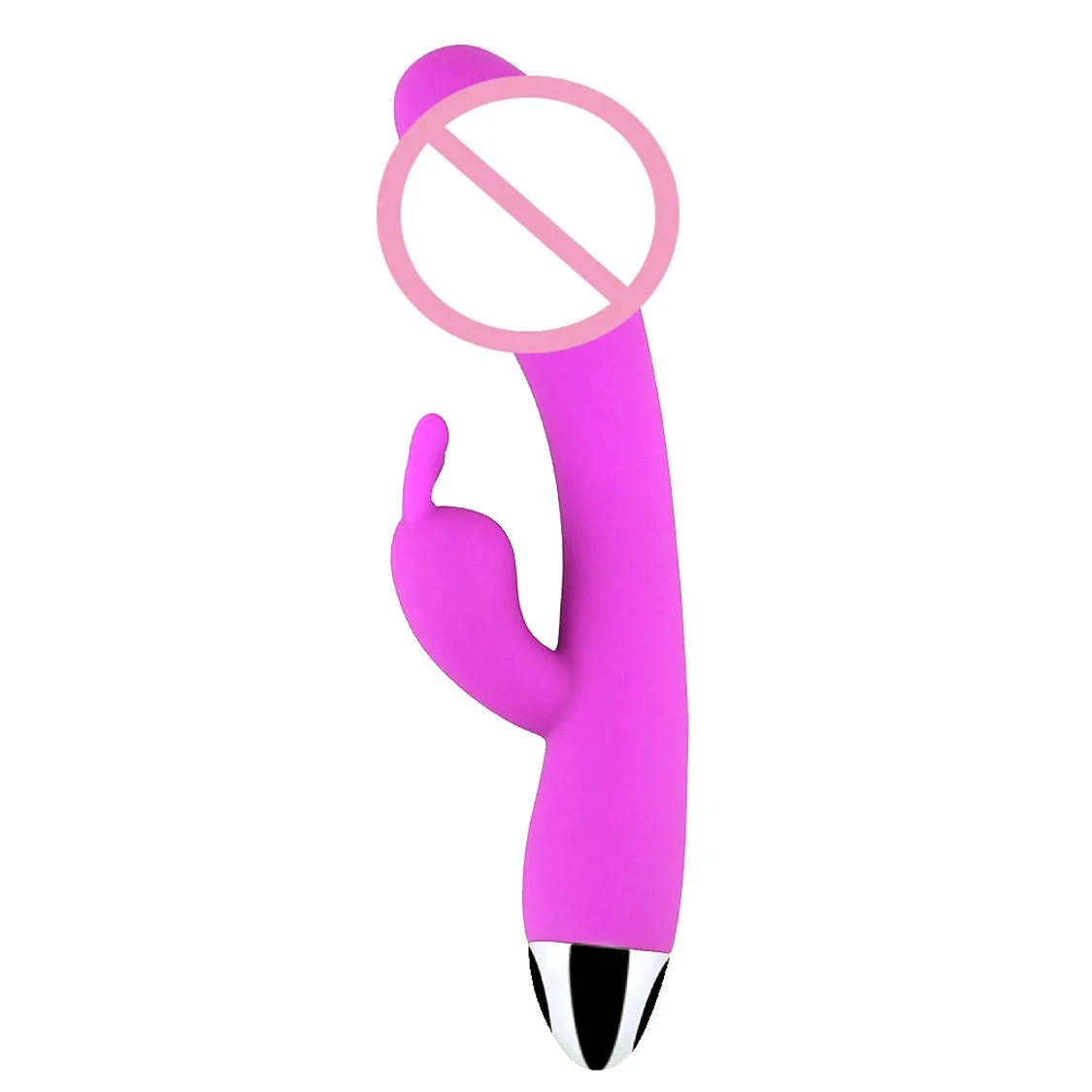 Small R-Smooth Wand Vibrator for Women USB Rechargeable Waterproof 10 Frequencies Sex Toy