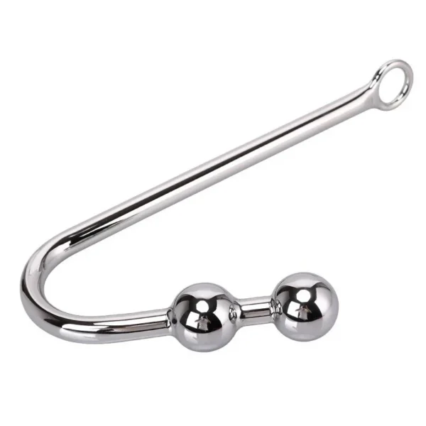 Adult Anal Sex Toys Stainless Steel Adult Product with Anal Beads Hole Metal Butt Plug Anal