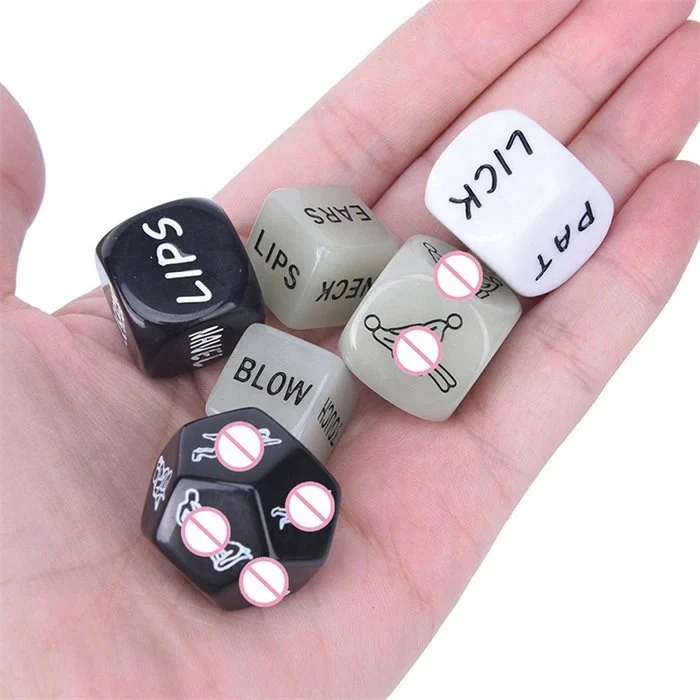 Adult Game 6pcs Sex Dice Set Couple's Gift Plastic Love Toys