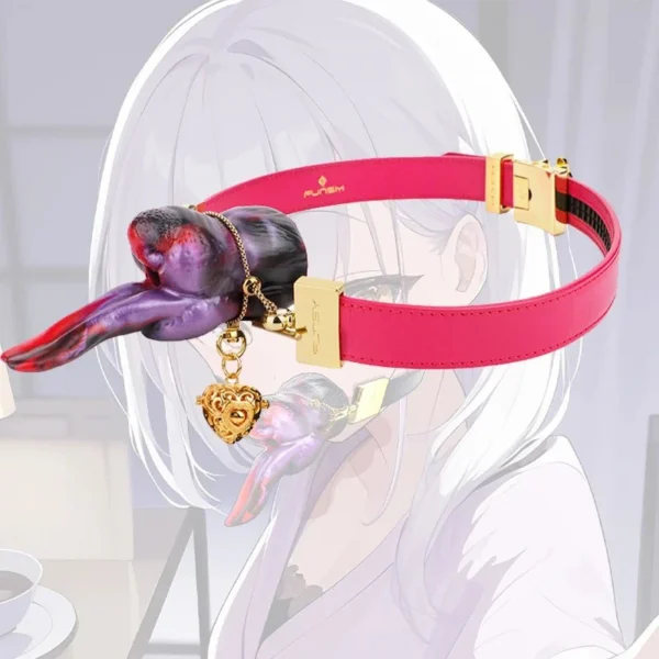 Adult Sex Toy Gag for Mouth Bondage for Master Play Silicone Material Props Dog Head Shape Three Color Matching Gags