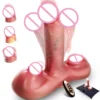 APP Control Thrusting Vibrator for Women 7 Vibration Modes G-Spot Focus Adjustable Strap 100% Waterproof Portable Adult Toy for
