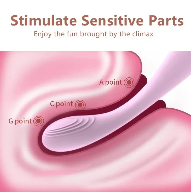 USB 12 Frequency AV Massage Stick Female G Spot Sex Orgasm Masturbation Vibrator