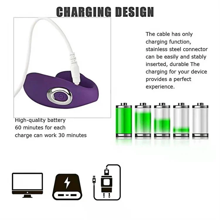 Rechargeable 10 Frequency Sex Toys Couple Vibrator Remote Control U Shape Vibrator for Masturbating