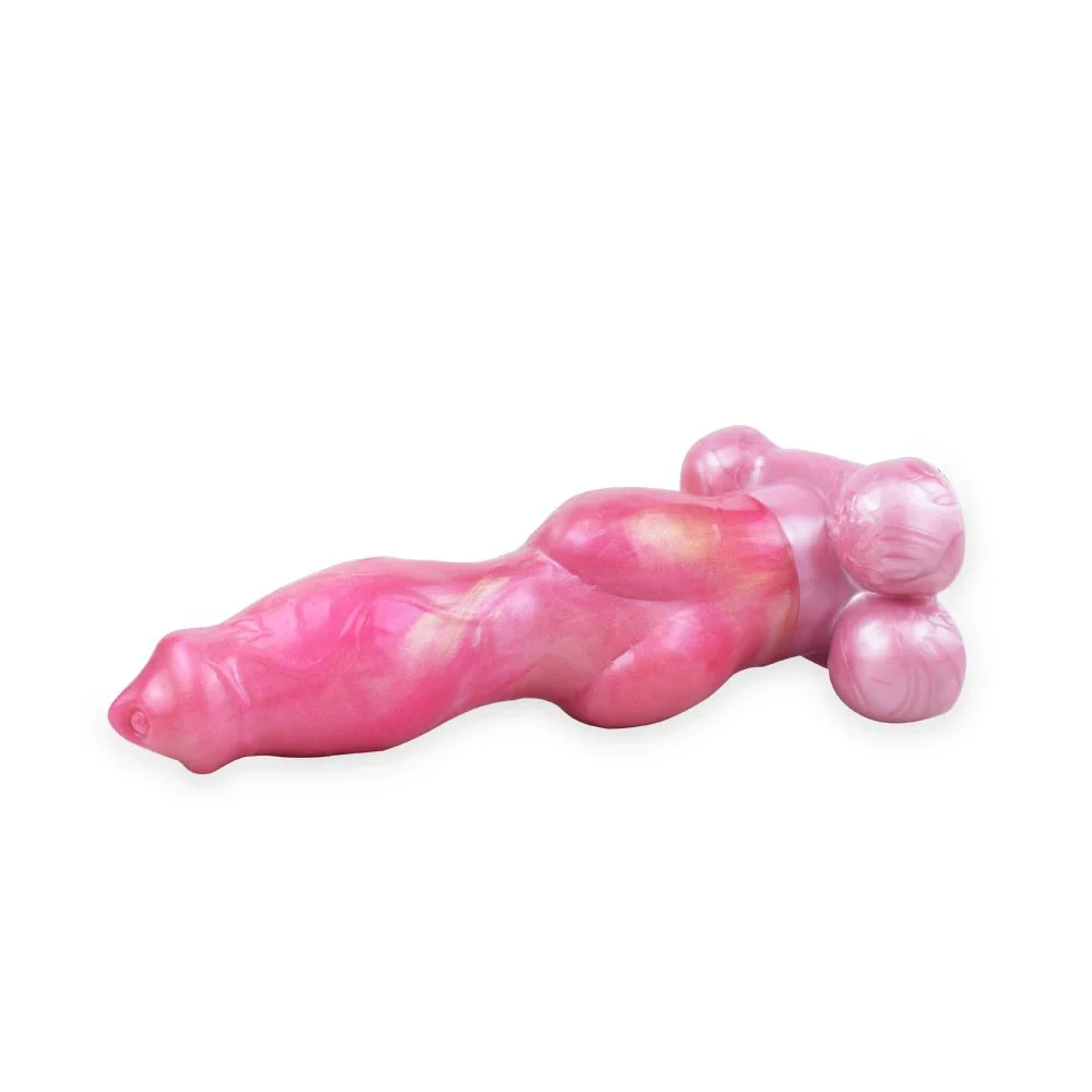 Silicone Penis Sleeve Extender Cock Enlargement Fantasy Dog Knot Sheath Sex Toys for Men Stretchable Erotic Products