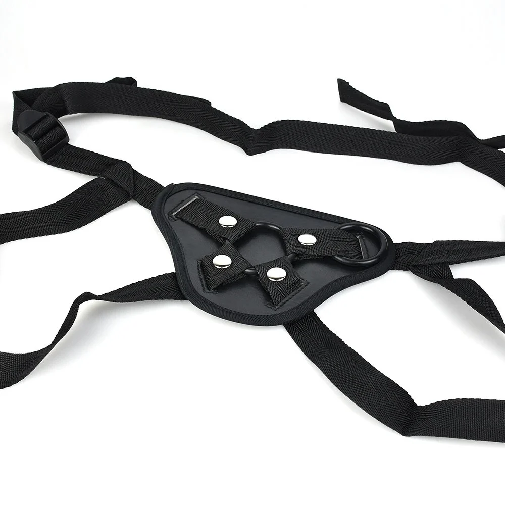 9.25 Inch New Large Artificial Wearable Strap Penis Chastity Belt for Male