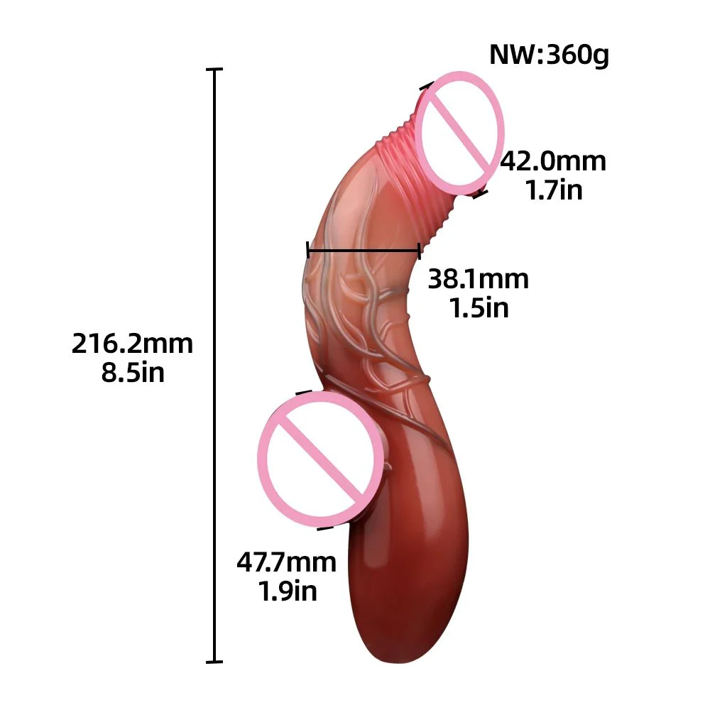 Silicone Vibrator Fantasy Realistic Penis Female Vagina Massager Masturbator Ten Vibration Modes Female Masturbation Adult Toys