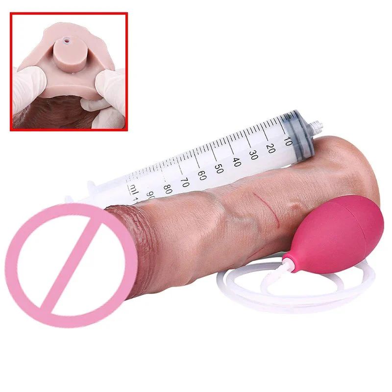 Simulated Suction Cup Dildo Experience Realistic Medical Grade Silicone Material Spray Dildo for Lesbians