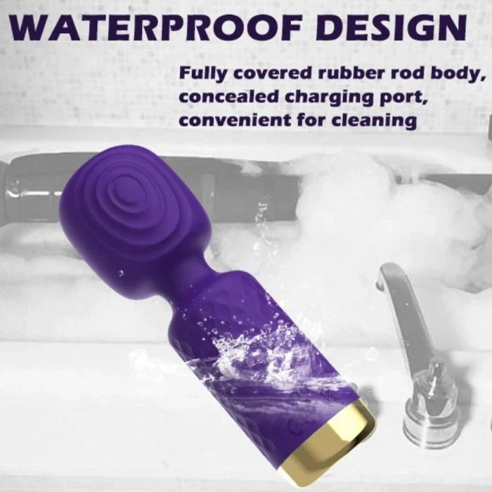 USB Powered 10-Speed Rose Clitoris Vibrator Mini AV Wand G-Spot Gynecological Sex Toys for Women