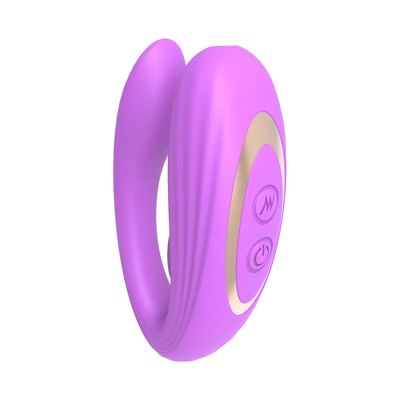 U-Shaped Multi-Frequency Co-Vibration Clitoral Vibrator Jumping for Egg Male Female Masturbation Toy Second Tides Wearable
