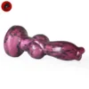 Animal Dildo Big Knot Realistic Cock Clear Veins Penis with Round Base Vagina Anal Plug