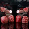 Wearable Thick Silicone Penis Ring Male Cock Ring Delayed Ejaculating ,Alien Sex Toy for Men Lock Sperm