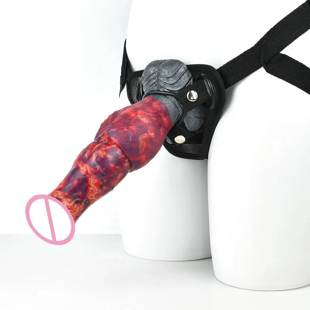 Adult Female Solid Artificial Dildo Penis Women Man Masturbation Wearable Realistic Natural Silicone Dildo