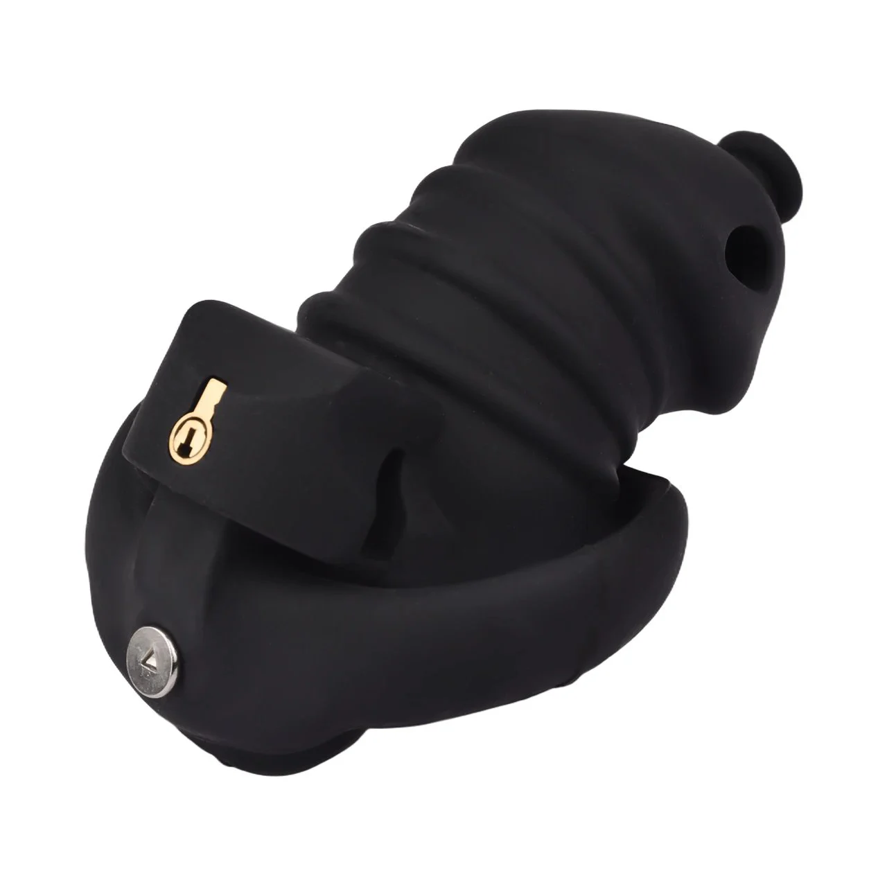 Silicone Fish Mouth Chastity Lock Chastity Cages Penis Cock Cages Soft Skin-friendly Multiple Colors Optional Sex Toy