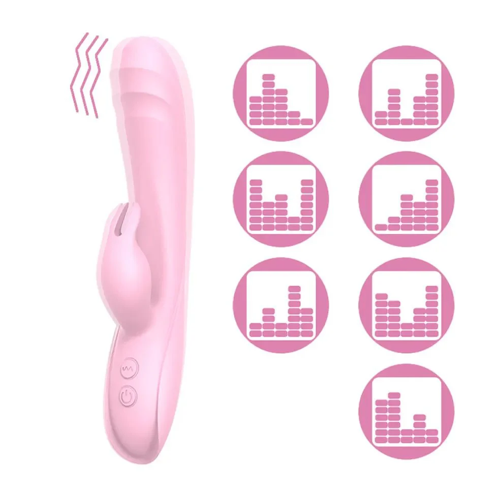 Rechargeable Rabbit Vibrator for Women G-Spot Clitoris & Vagina Nipples Stimulating Massager