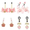 Bow Bell Milk Clip Female Emotional Fun U shaped Mimi Clip Romantic Fun Toy Adult SM Milk Clip Milk Bundle
