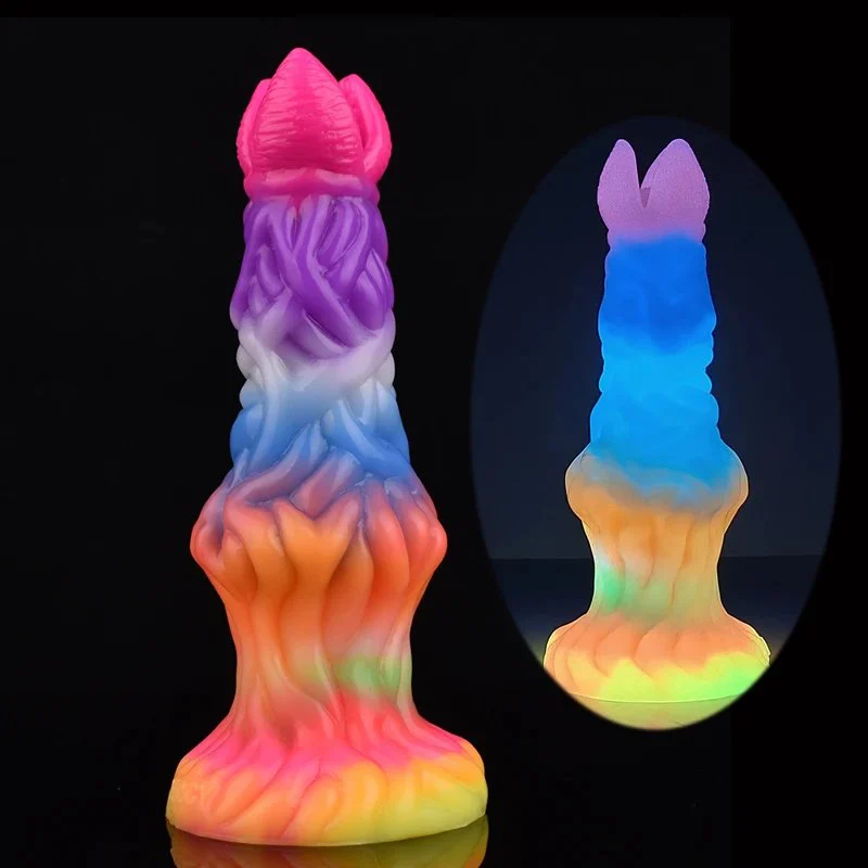 Anal Plug Ovipositor Sex Toys Alien Ovipositor Dildo Glow in the Dark Interesting Toys for Man and Woman