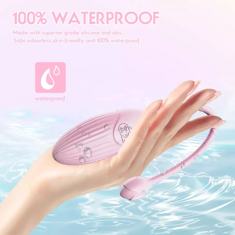10 Frequency USB Waterproof Wireless Love Egg Vibrator Remote Control Jump Egg