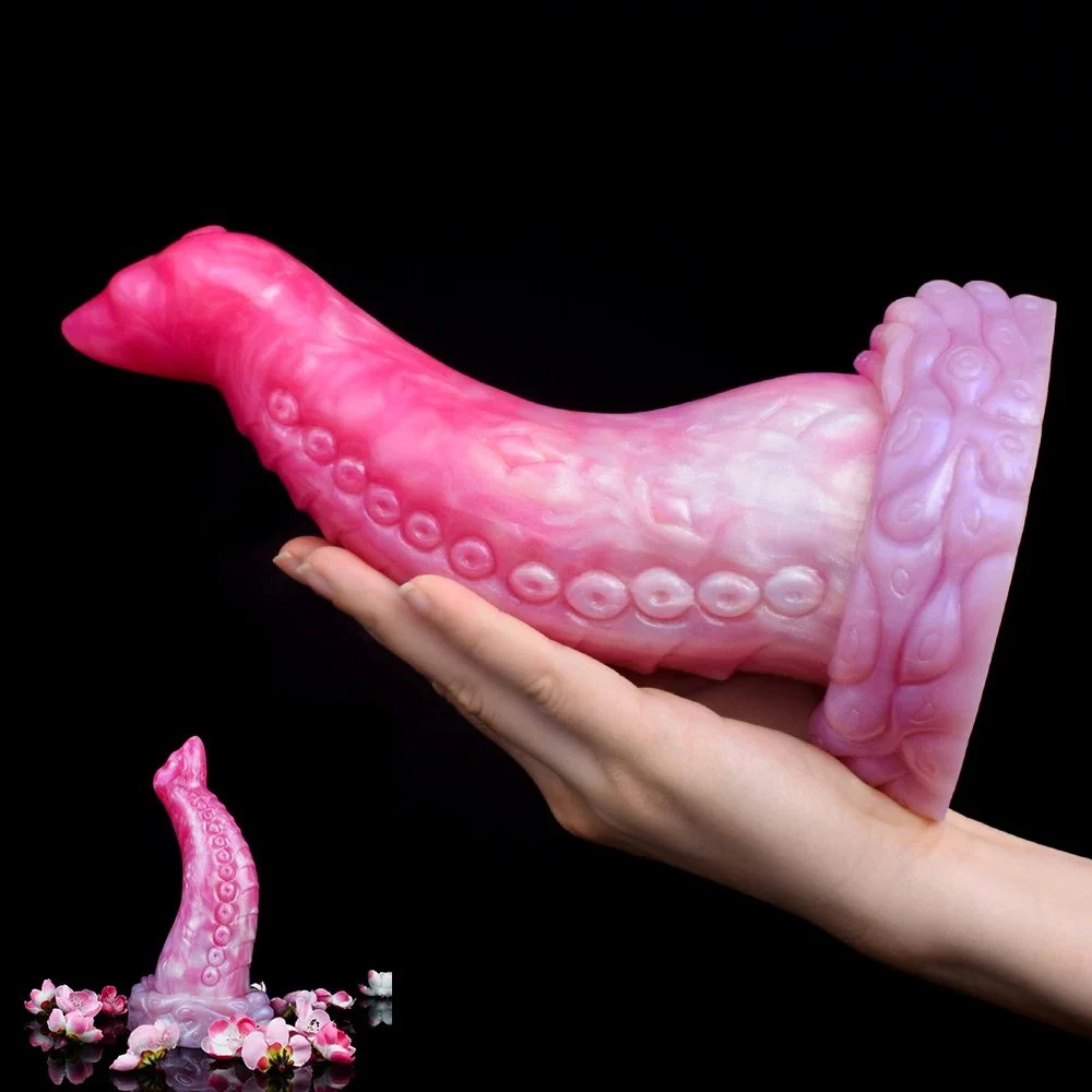 Alien Monster Huge Lesbian Artificial Penis Octopus Silicone Adult Anal Plug Sex Toys Tentacle Dildo for Female