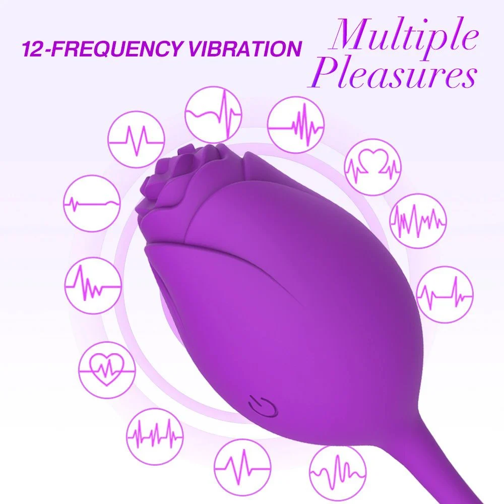 Silicone Vibrating Love Egg for Woman Vagina Pussy Remote Control Sex Toys Female Fun for Couple Rose Vibrator
