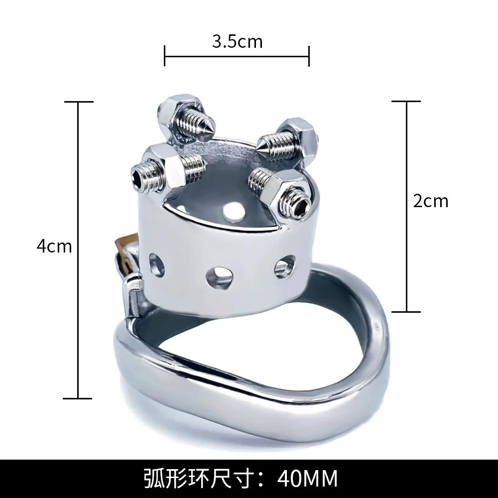 Stainless Steel Cock Cage Delay Ejaculation Cock Cages Prevents Erections Product Chastity Penis Ring