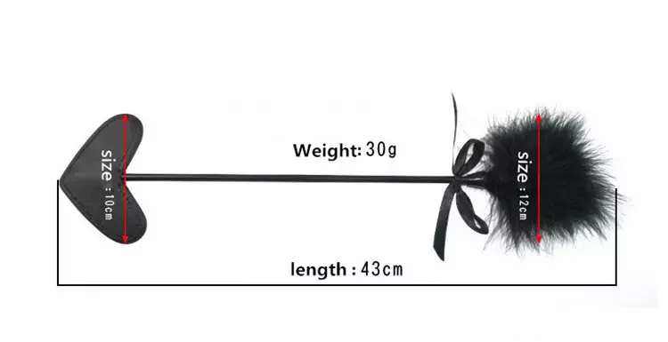 Bondage Slave Erotic Accessories Flogger Sex Toys Feather Flirt Whip