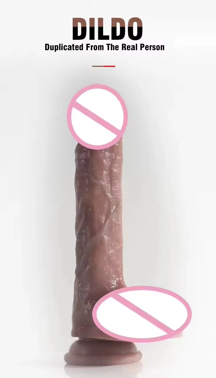 10 Frequency Vibrating Dildo for Women Soft Male Penis Vibrator G-Spot Stimulation Waterproof Female Masturbator