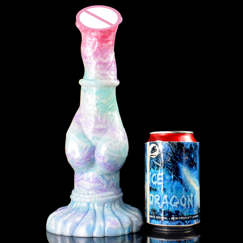 9.96 Inch Dragon Monster Artificial Silicone Colorful Sex to Toy for Women