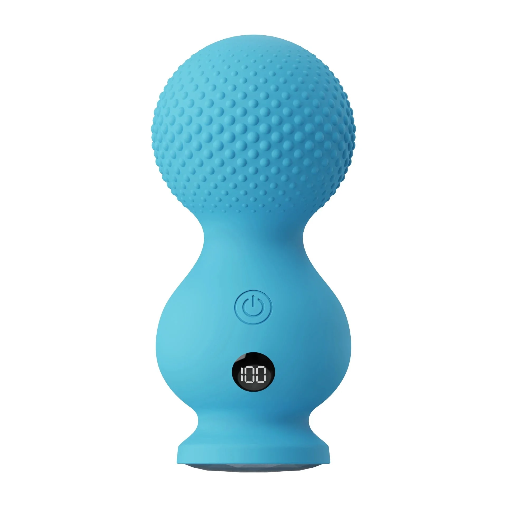 Strong Shock 10-Frequency Hemp Ball Massager Adult Sex Vibrator with Point Stimulation Display Vibration Toy