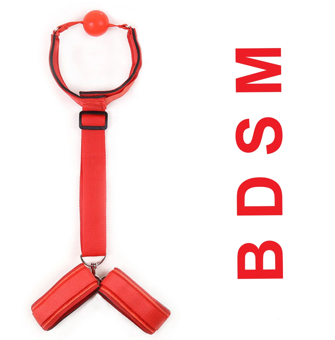 Black Leather Fetish Male Bondage Sex Toys Handcuffs Straps Mouth Gag Cross Tie Set Couple Restraint Rope Gear