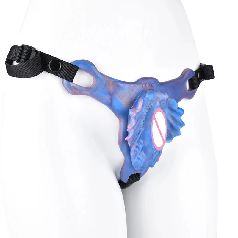 Fantasy Grind Ring Strap on Dildos for Humping Toy for Women Silicone Fantasy Adult Toy