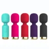 USB Powered 10-Speed Rose Clitoris Vibrator Mini AV Wand G-Spot Gynecological Sex Toys for Women
