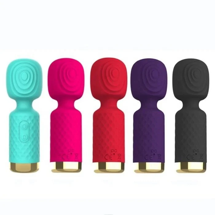 USB Powered 10-Speed Rose Clitoris Vibrator Mini AV Wand G-Spot Gynecological Sex Toys for Women