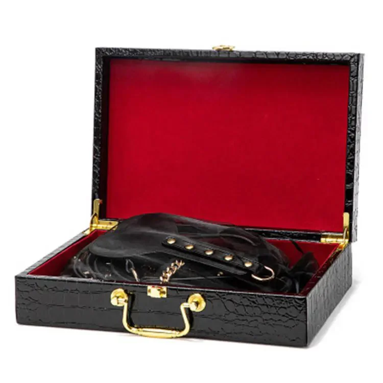 8PCS Bdsm Restraints Bondage Gear Handcuffs Whip Nipple Clamps Leather Bondage Set