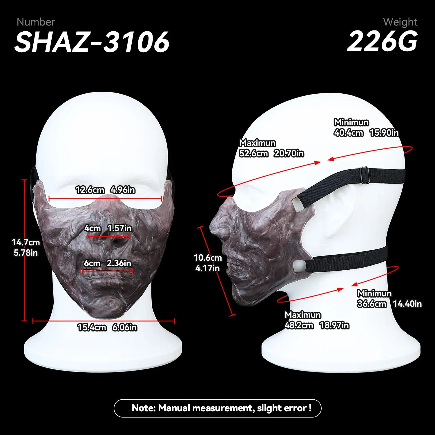 Beast-Inspired Half-Face Mask for Roleplay Experience Raw Submission with This Realistic Adult Toy