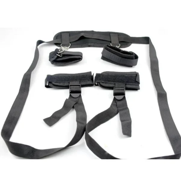 Erotic Sex Toys Bondage Restraint Neck Collar Slave Straps Neck Wrist and Ankle Cuffs