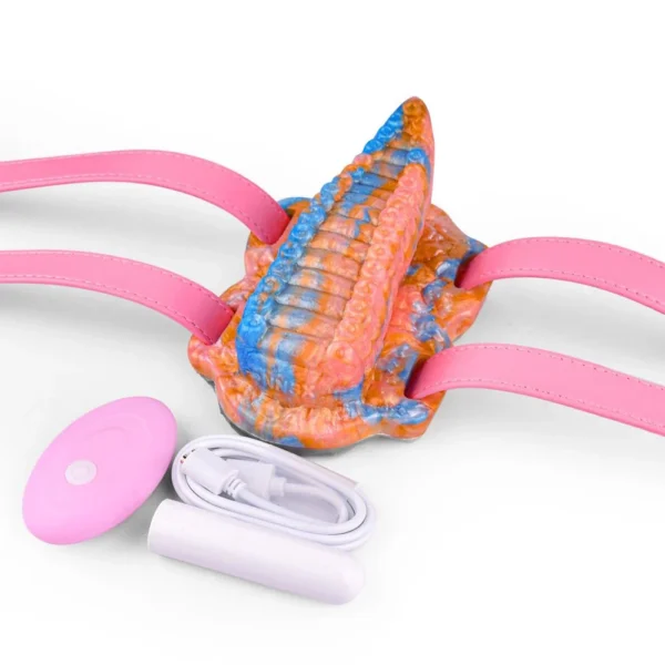 Fantasy Sex Toy Grinder Tail Vibrator Female Masturbation Hands-Free Play Comes with Massage Tentacles