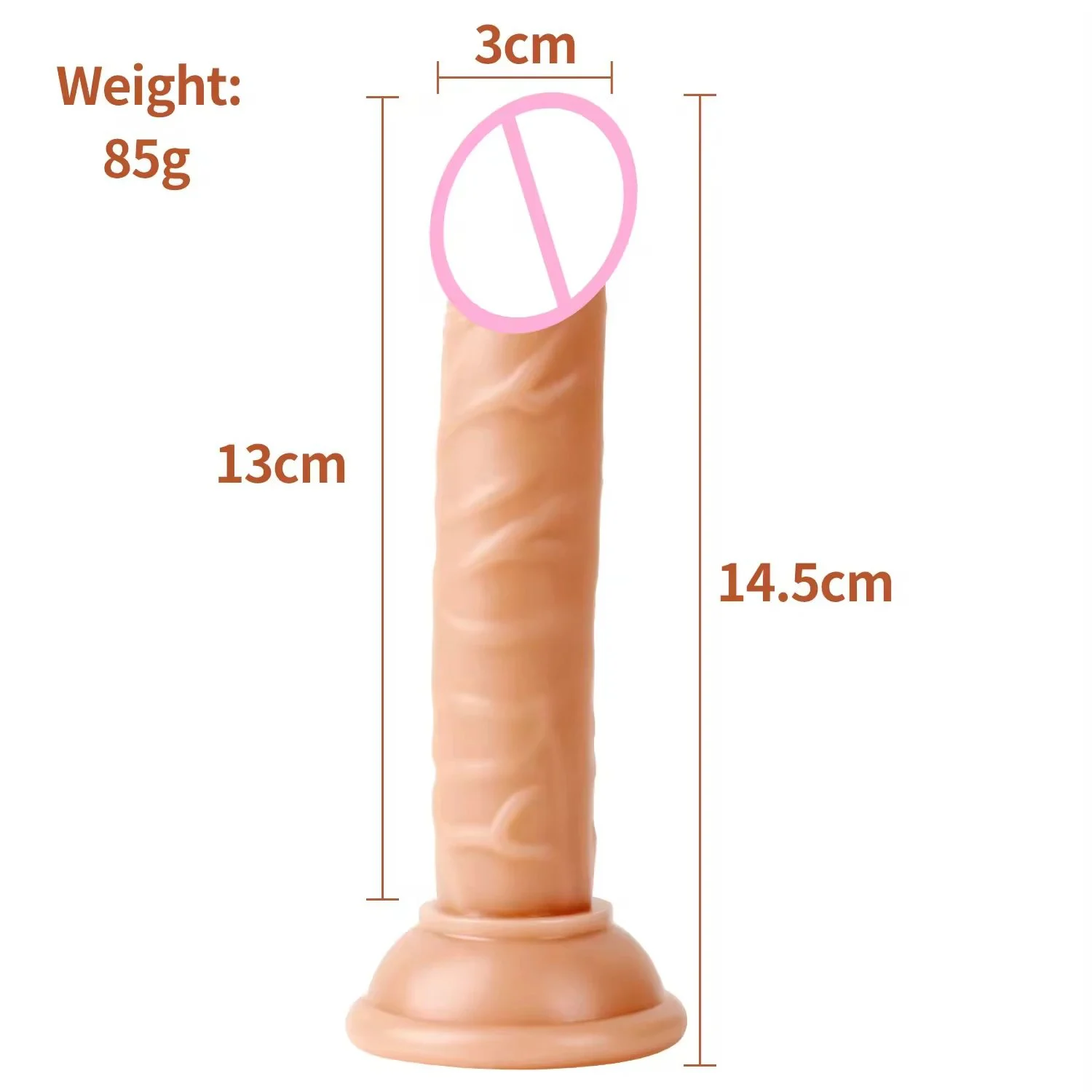 Featuring Lifelike Texture and Flexible Shaft for Enhanced Intimacy and Natural Feel Soft
