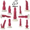 Anal Plugs Sex Butt Massager Super Soft Rubber Dildo for Women Wolf Dog Animal Cock Monster Rubber Penis