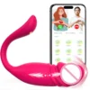 APP Remote Control Egg Vibrator for Female G Sport Vagina Telescopic Dildo Sex Toys for Women