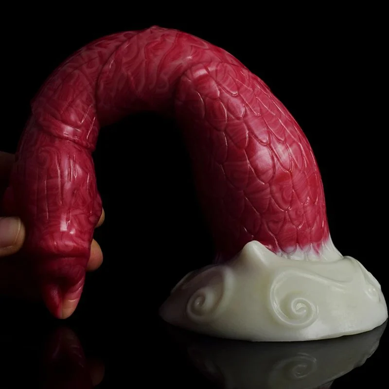 9 Inch Big Monster Dildo Gorgeous Designed Sex Toy Flexible Liquid Silicone Beast Dildo Fantastic Animal