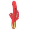 AV Stick Pull Beads G-Spot Vibrator Female Back Chamber Masturbator USB Rechargeable Silicone Waterproof