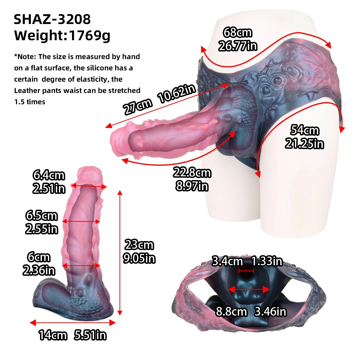 Evil Eye of Soul Devouring Hollow Penis Sleeve for Men Functional Toy Liquid Silicone Material