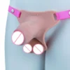 Wearable Penis Chastity Pants with Binding Elastic Strap Series Male Penis Cage Two Color Simulated Chastity Locks