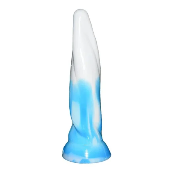 Anal Dildo Blue and White Chinese Porcelain Stylish Anal Sex Toys New Fashion Silicone Twist Screw Butt Plug for Female