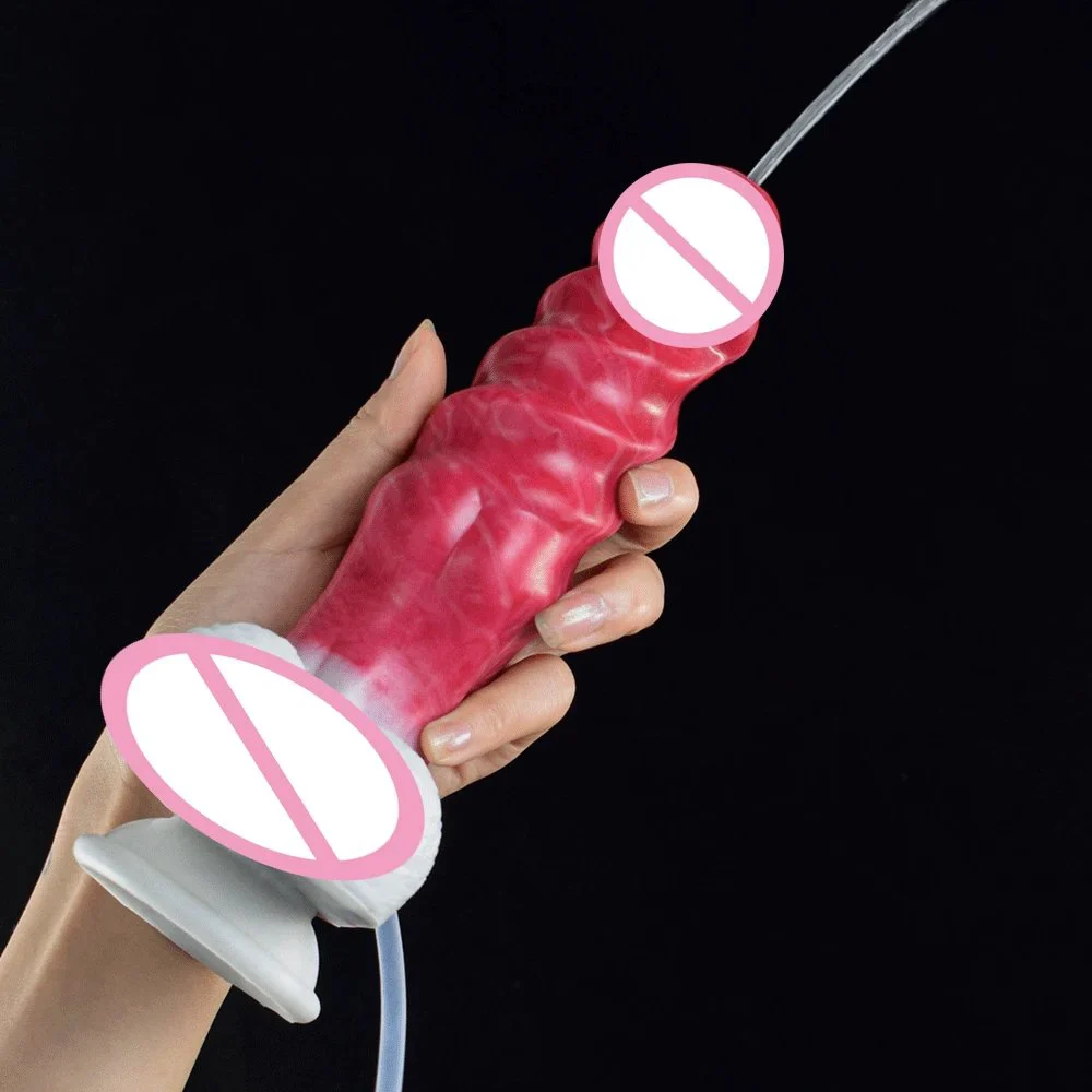 Realistic Squirting Dildo Ejaculating Vibrating Penis Adult Cock Ejaculation Anal Plug Dildo Sex Toys for Women Man Pleasure