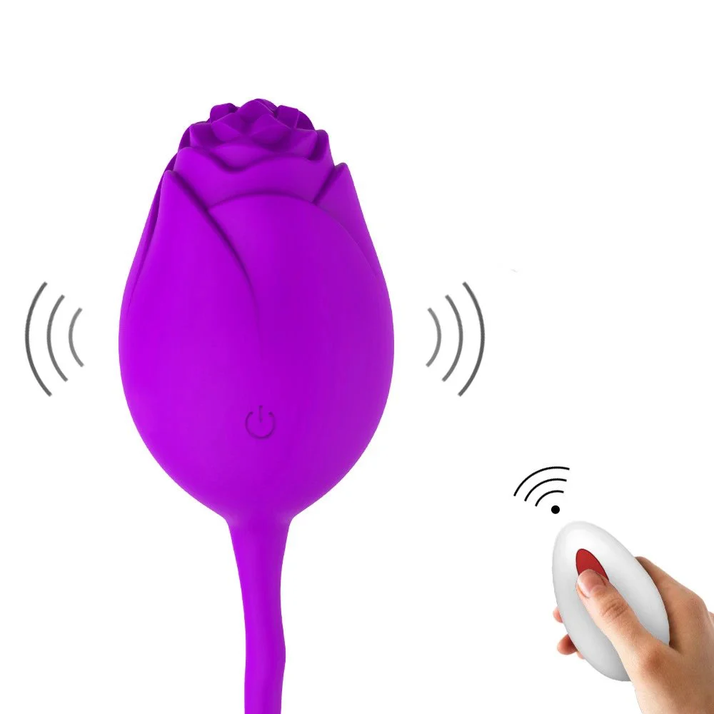Silicone Vibrating Love Egg for Woman Vagina Pussy Remote Control Sex Toys Female Fun for Couple Rose Vibrator